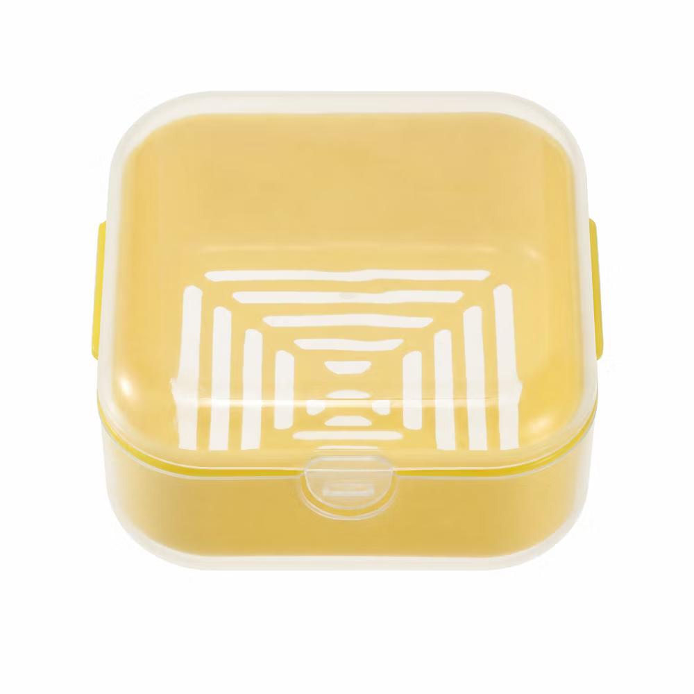 Square Double-layer Drain Soap Dish 1 Pc - Image 40