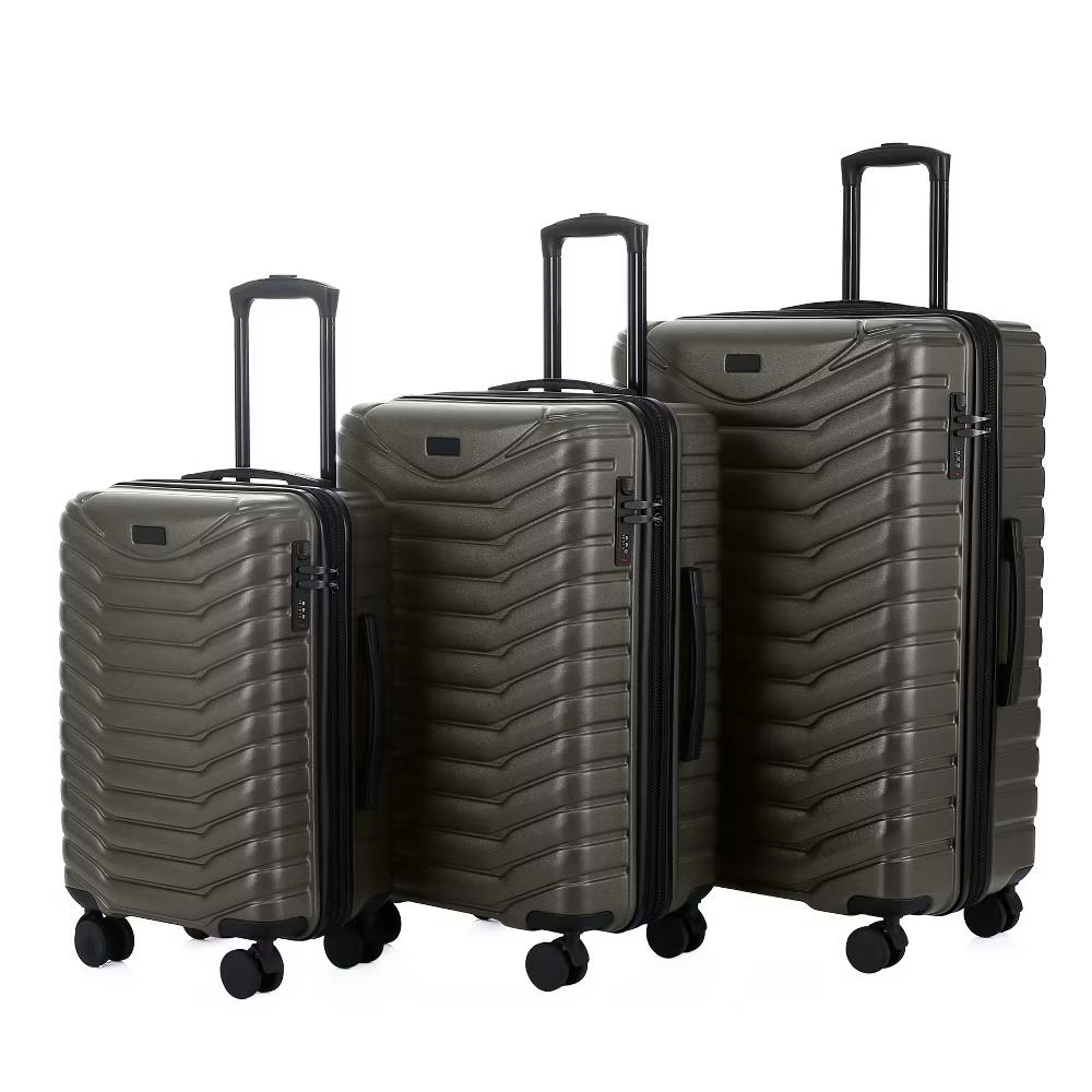 3-Piece Lightweight Luggage Set, ABS HardShell Expandable Luggage with Built-in Lock and 8 Spinner Wheels, 20"+24"+28" - Image 8