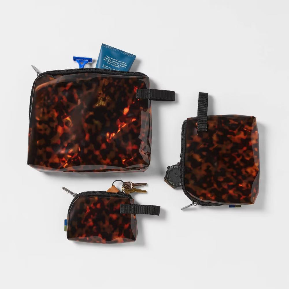 3pc Toiletry Kit and Bag