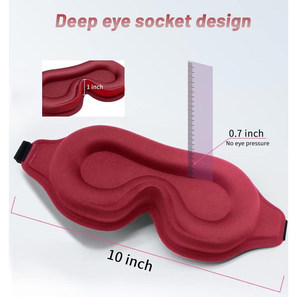 Albatross Health Sleep Eye Mask for Men and Women, Ideal for Lash Extensions, Travel Blackout Night Blindfold with Adjustable Strap - Image 46