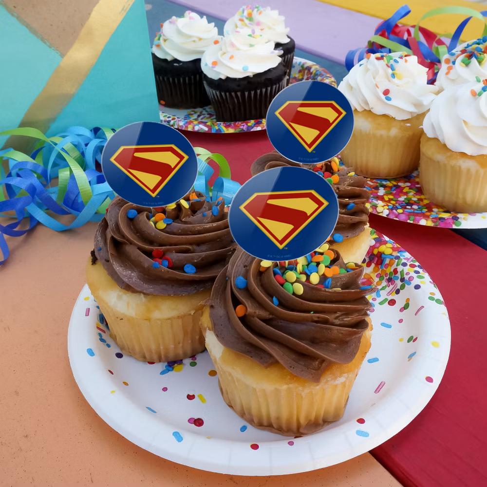 (2025) Logo Cupcake Picks Toppers Decoration Set of 6 - Image 3