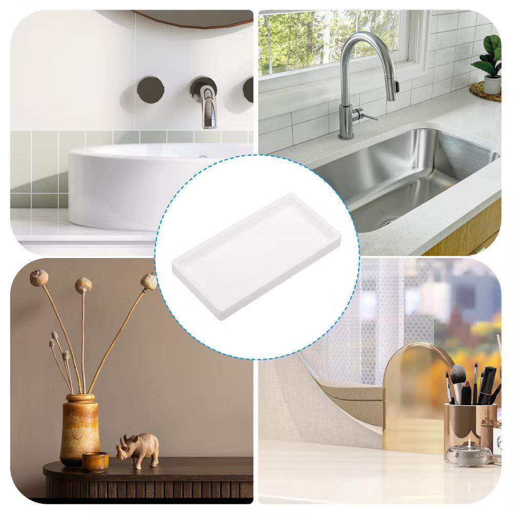 Silicone Waterproof Anti-slip Bathroom Soap Dispenser Tray - Image 30