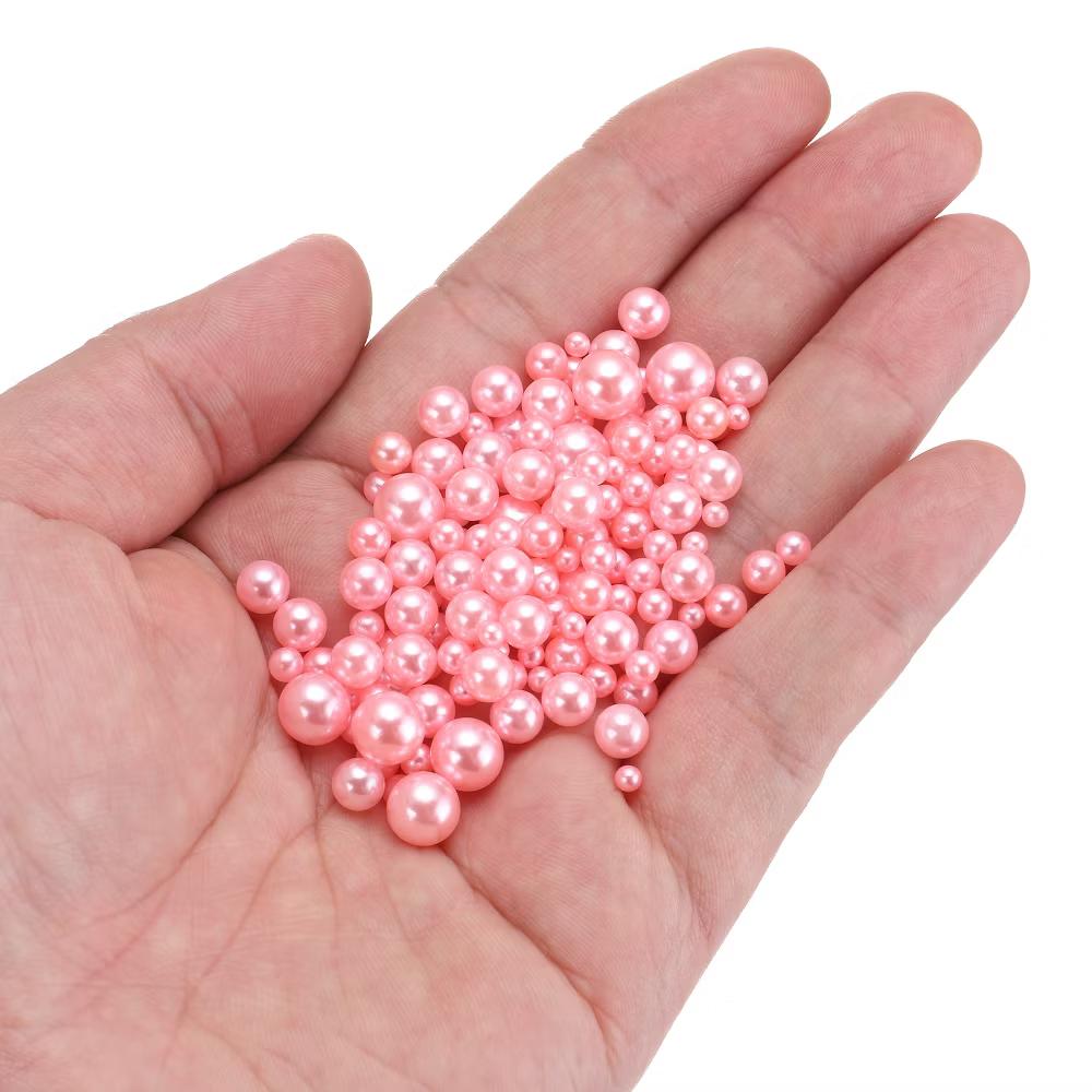 No Hole ABS Round Faux Pearl for Vase Fillers DIY Home Decoration 800 Pcs - Image 62