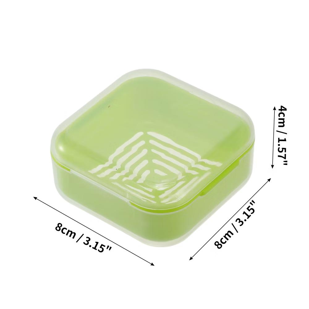Square Double-layer Drain Soap Dish 1 Pc - Image 13