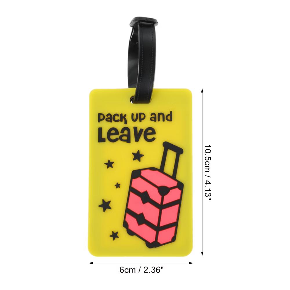 Trolley Case Pattern Luggage Tag 1 Pc - Image 13
