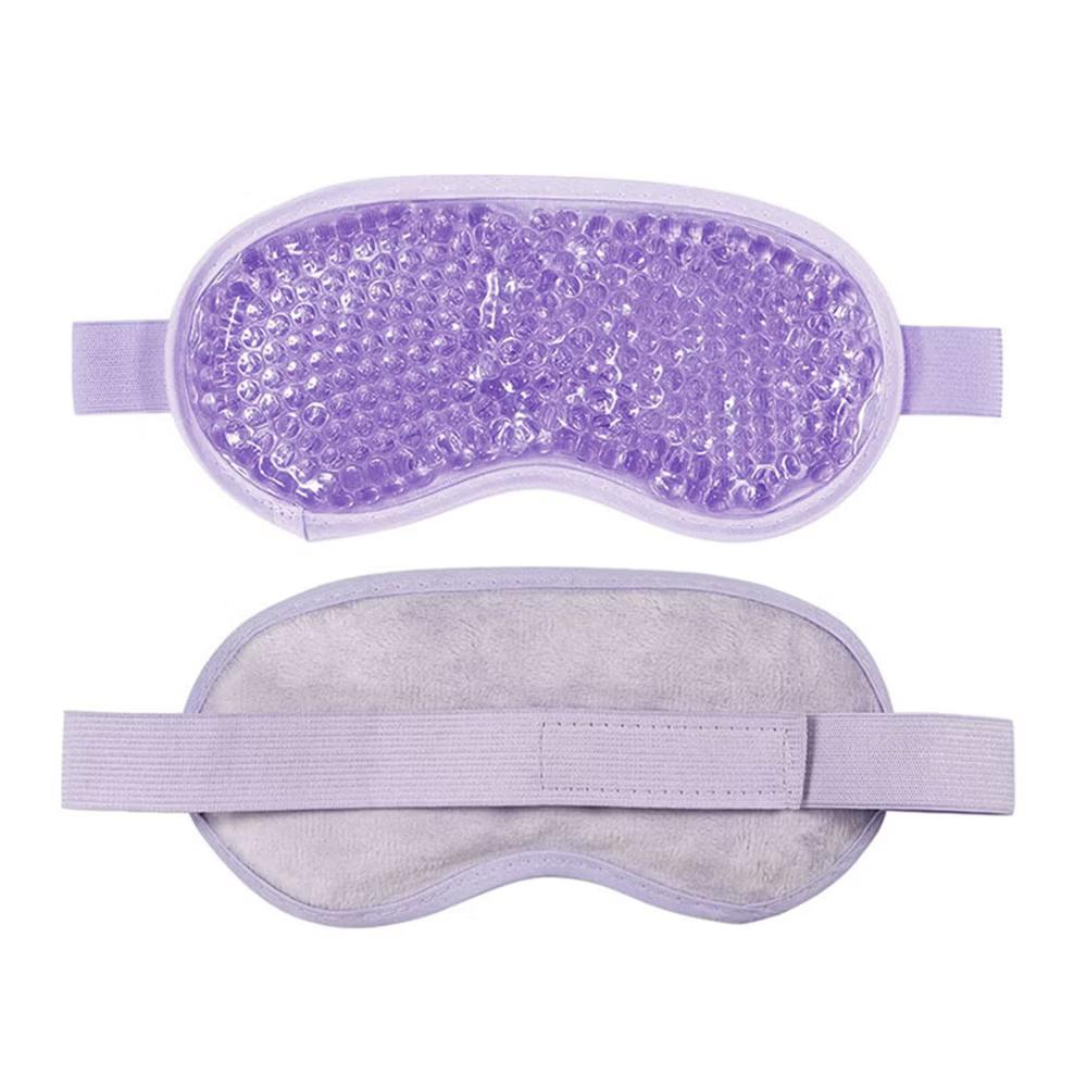 Reusable Gel Bead Eye Mask Hot and Cold Compress PVC Eye Cover with Adjustable Strap - Image 20