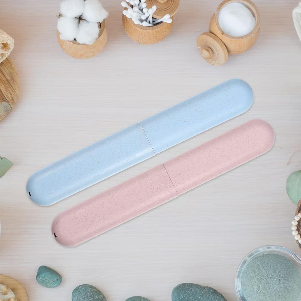 Toothbrush Travel Case Traveling PP Portable Toothbrush Travel Containers for Travel Business 8.07''x1.22''x0.83'' - Image 10