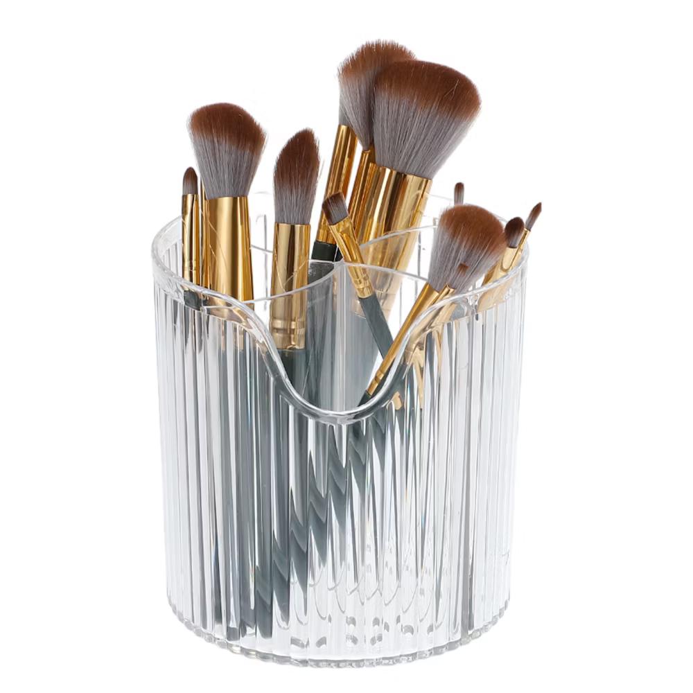 4 Slot Makeup Brush Cup Makeup Organizer for Bathroom Countertops 1 Pc - Image 13