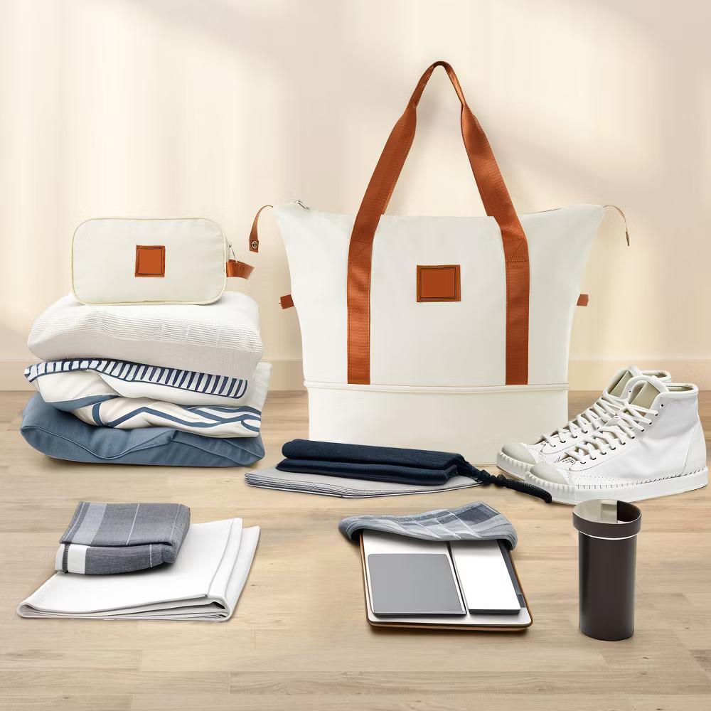 3 PCS ABS Lightweight Hard Shell Carry on Luggage(20") with Travel Bag, Spinner Wheels and TSA Lock - ModernLuxe - Image 12