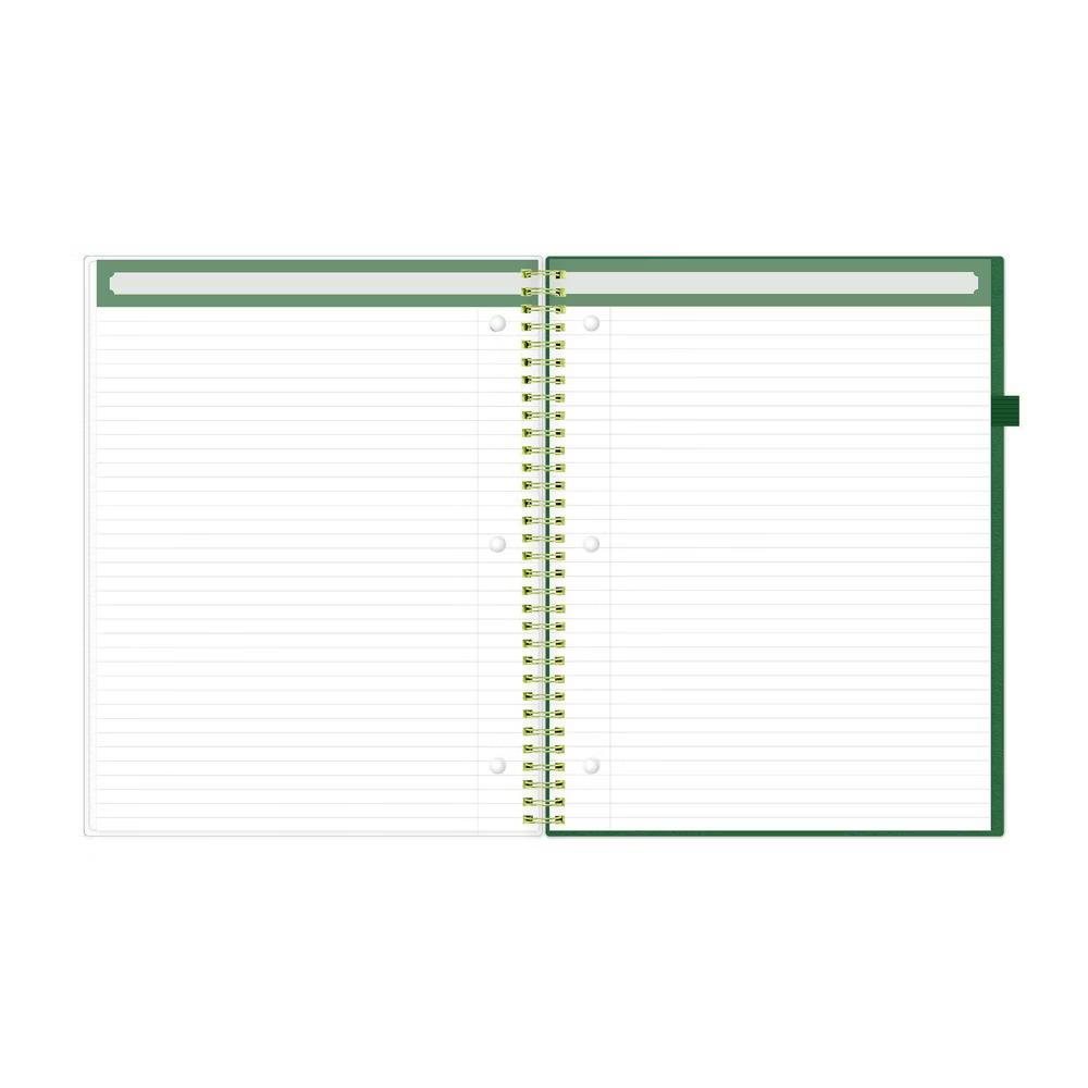Blue Sky Your Year Parent Wirebound Notebook 8.5"x11" Green Note - Image 6