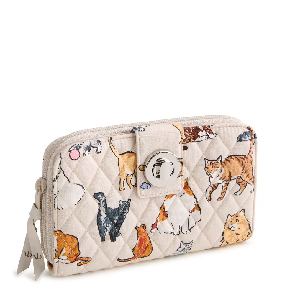 Women's Outlet Cotton Essential Turnlock Wallet - Image 2