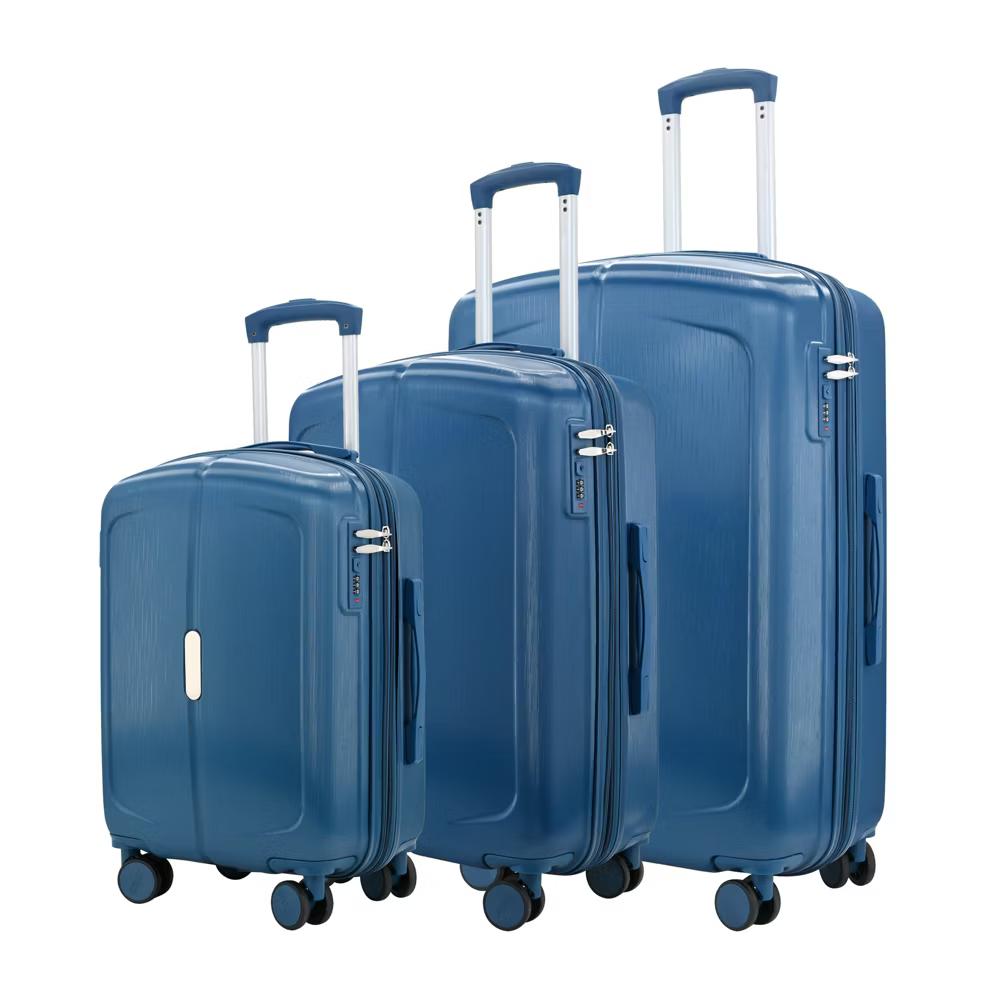 3 Piece Hardshell Luggage Set with Built-in Lock, Expandable Lightweight ABS Suitcases with Spinner Wheels (20/24/28 Inch) - Image 16