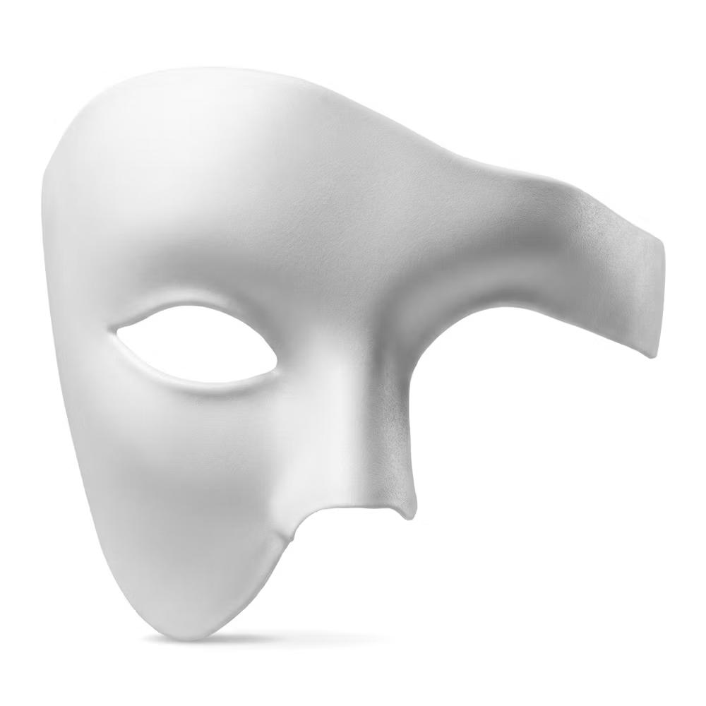 Plastic Half Face Mask for Halloween Costume Party and Mysterious Black Decor - Image 23