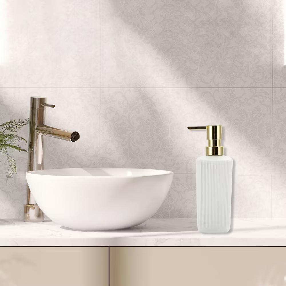 Classic Vertical Lines Soap Pump Dispenser for Bathroom 350ml 1 Pc - Image 44