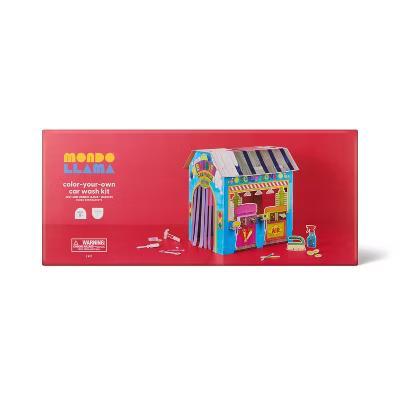 Color-Your-Own Car Wash Garage Fort - Image 2