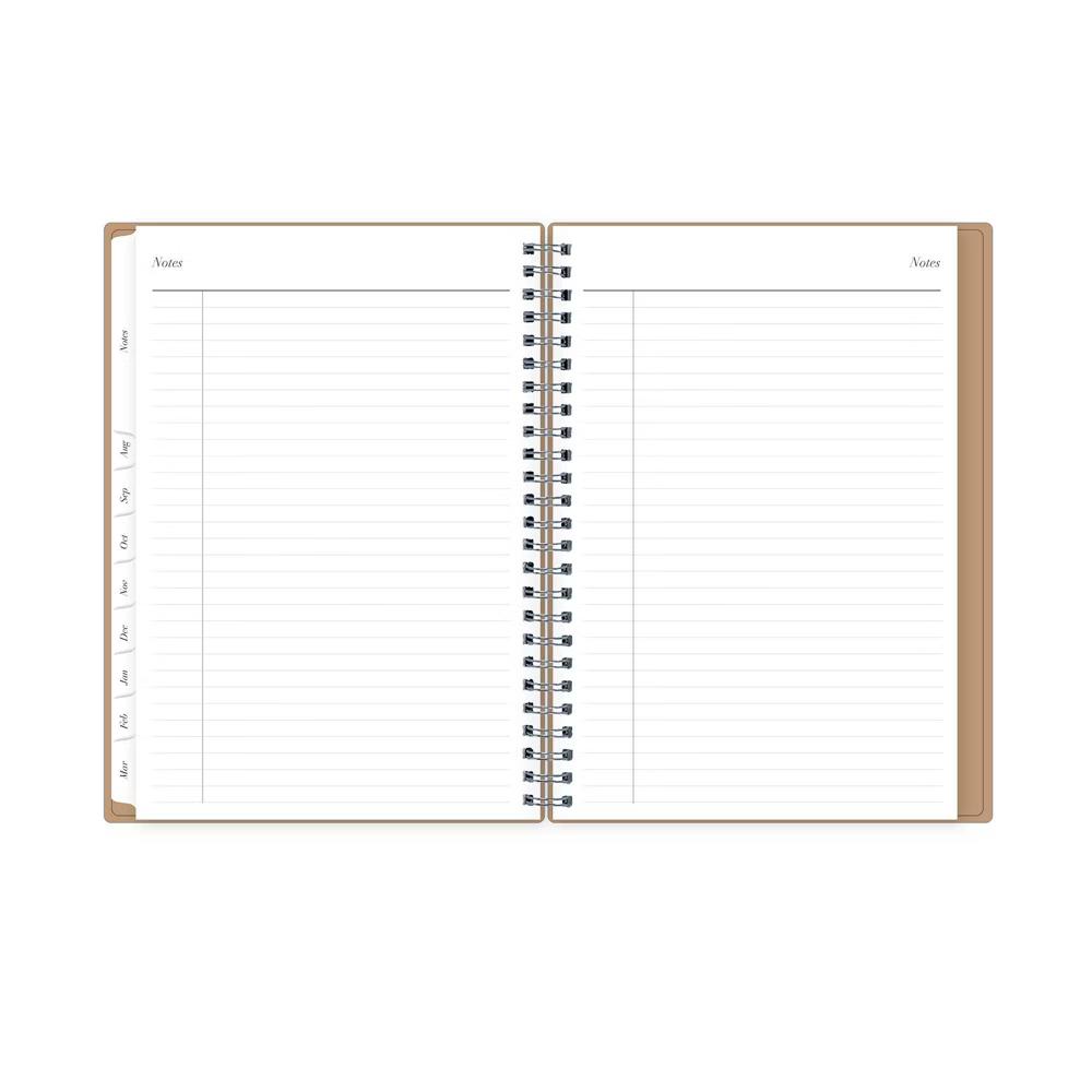 Blue Sky 5.875"x8.625" 2026-2027 Planner Notes BS Solid Sand Weekly/Monthly 15 Months Safety Wirebound - Image 3