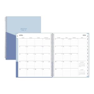 Blue Sky 8.5"x11" 2026-2027 Blue Sky Weekly/Monthly Planner Powder Blue/Periwinkle