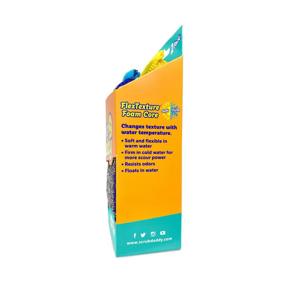 Heavy Duty Scouring Pad - 2ct: Foam, Steel Material - Image 6