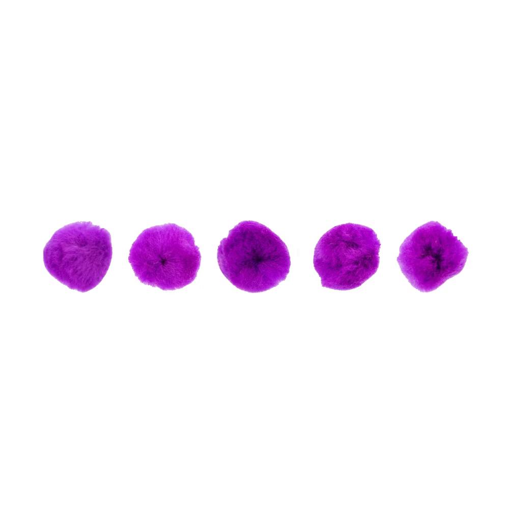 100ct Mini Pom Poms for DIY Arts and Crafts, Tiny Acrylic Poms Craft Embellishments (1 inch) - Image 24