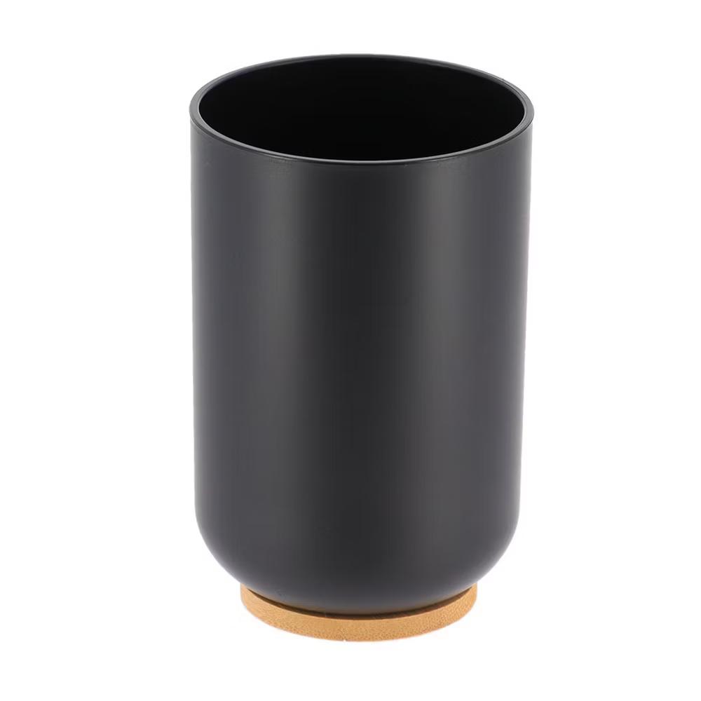 French Home Goods Elegant Bamboo-Based Bathroom Tumbler – Modern Vanity Cup, Ideal for Toothbrush Holder or Countertop Organizer - Image 2
