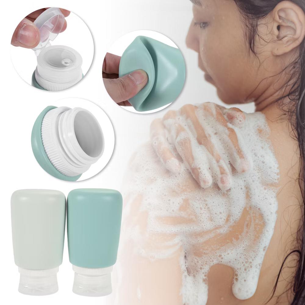 Refillable Silicone Travel Container Set 2 Pcs - Image 2