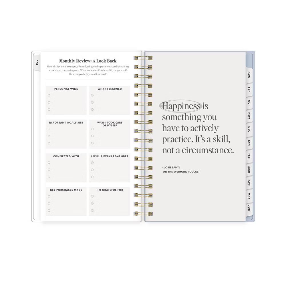 The Everygirl 3.625"x6.125" 2026-2027 Weekly/Monthly Planner Tayton Safety Wirebound - Image 2