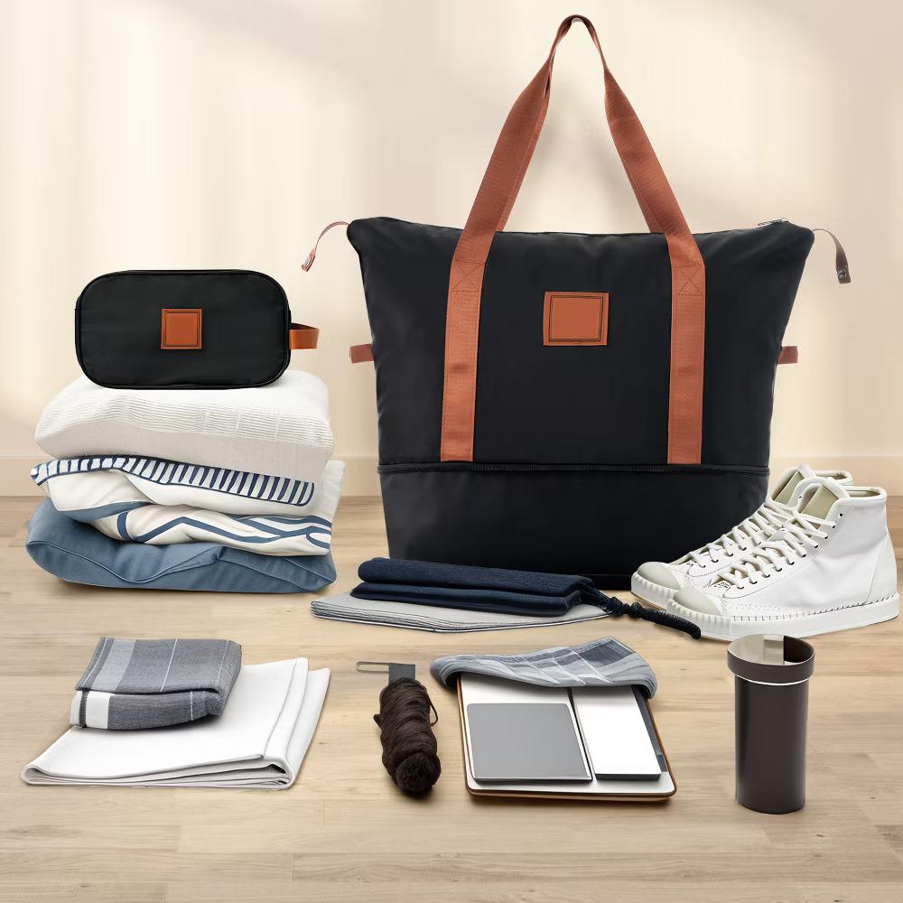 3 PCS ABS Lightweight Hard Shell Carry on Luggage(20") with Travel Bag, Spinner Wheels and TSA Lock - ModernLuxe - Image 7