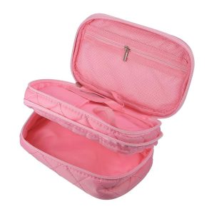 Cosmetic Bag Travel Makeup Bag Cosmetic Brush Organizer Skin Care Storage Bag for Women 7.87"x4.72"x3.15" 1 Pc