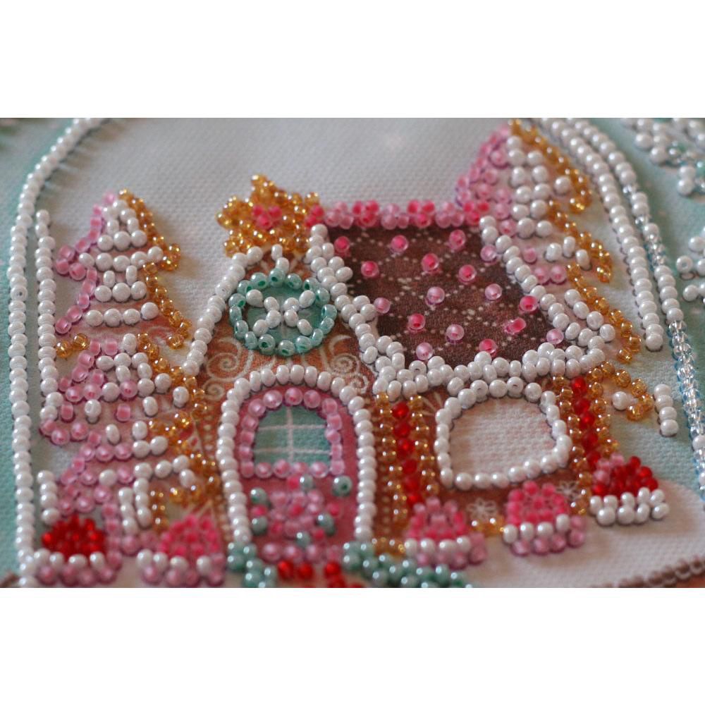 Art Mini Bead embroidery kit - Cheerful house - Image 5