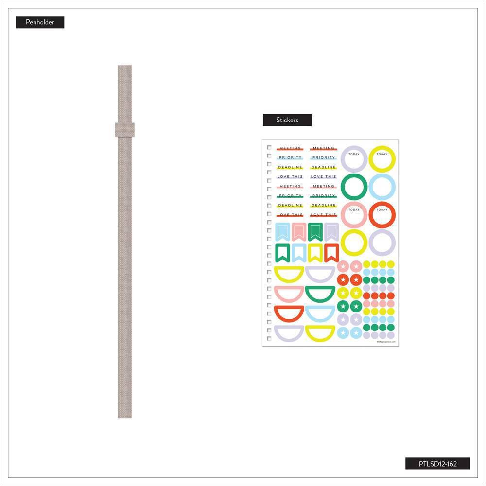 Happy Brands 6.3"x8.5" 2026-2027 Organized Lucky Day Small 12 Months Twin Loop Dated Student Planner - Image 20