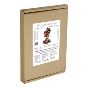 Crafts Bead embroidery kit on wood FLK-287