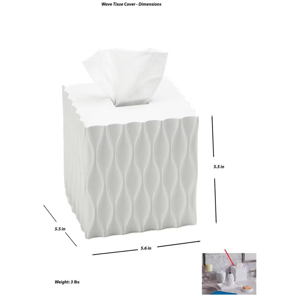 Trading Wave White Tissue Cover - Image 5