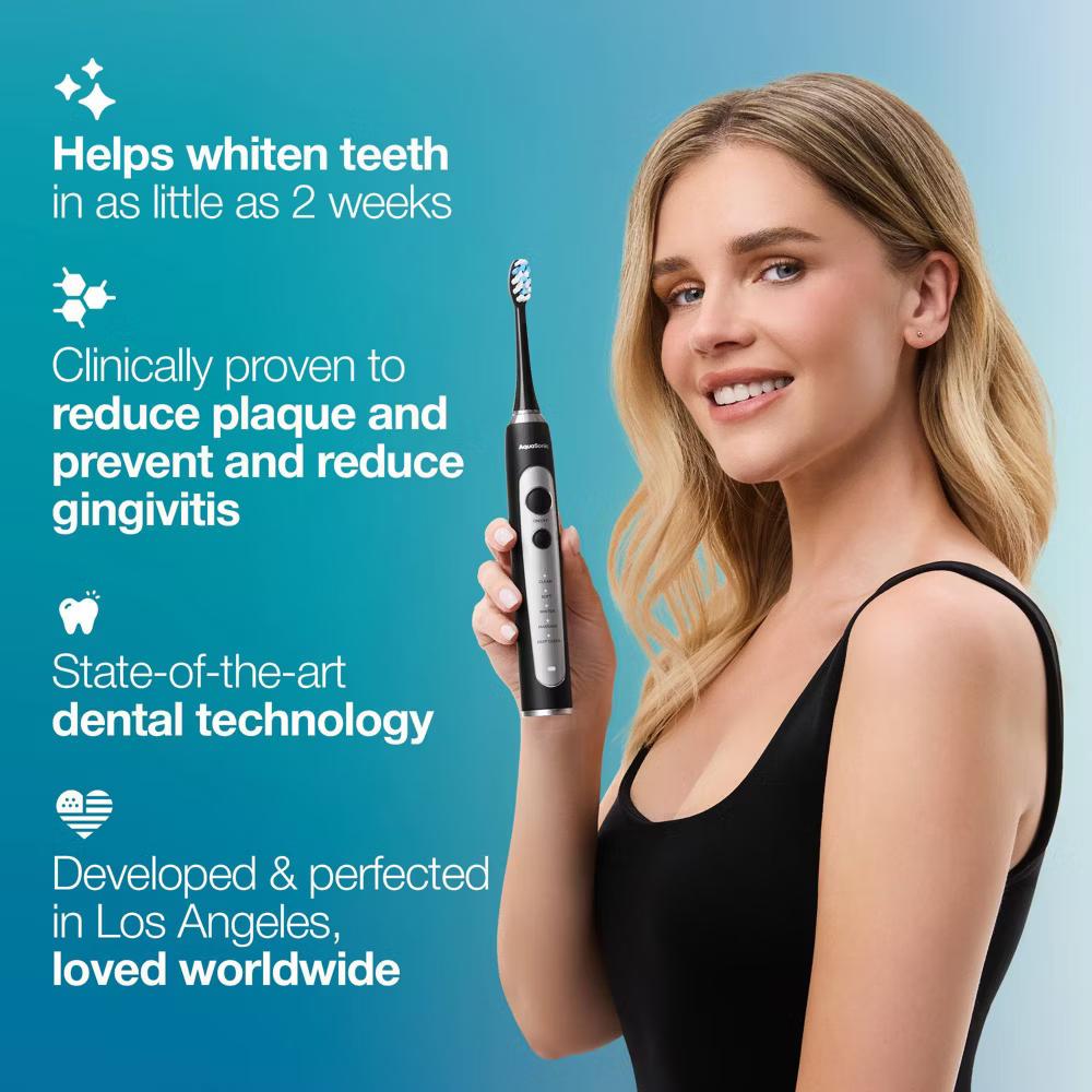 Aquasonic Precision Series Rechargeable Electric Toothbrush - Image 3