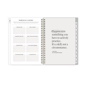 The Everygirl 5.875"x8.625" 2026-2027 Blue Sky Weekly/Monthly Planner Notes Fable Vines Frosted