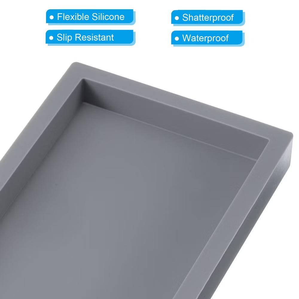 Silicone Waterproof Anti-slip Bathroom Soap Dispenser Tray - Image 25