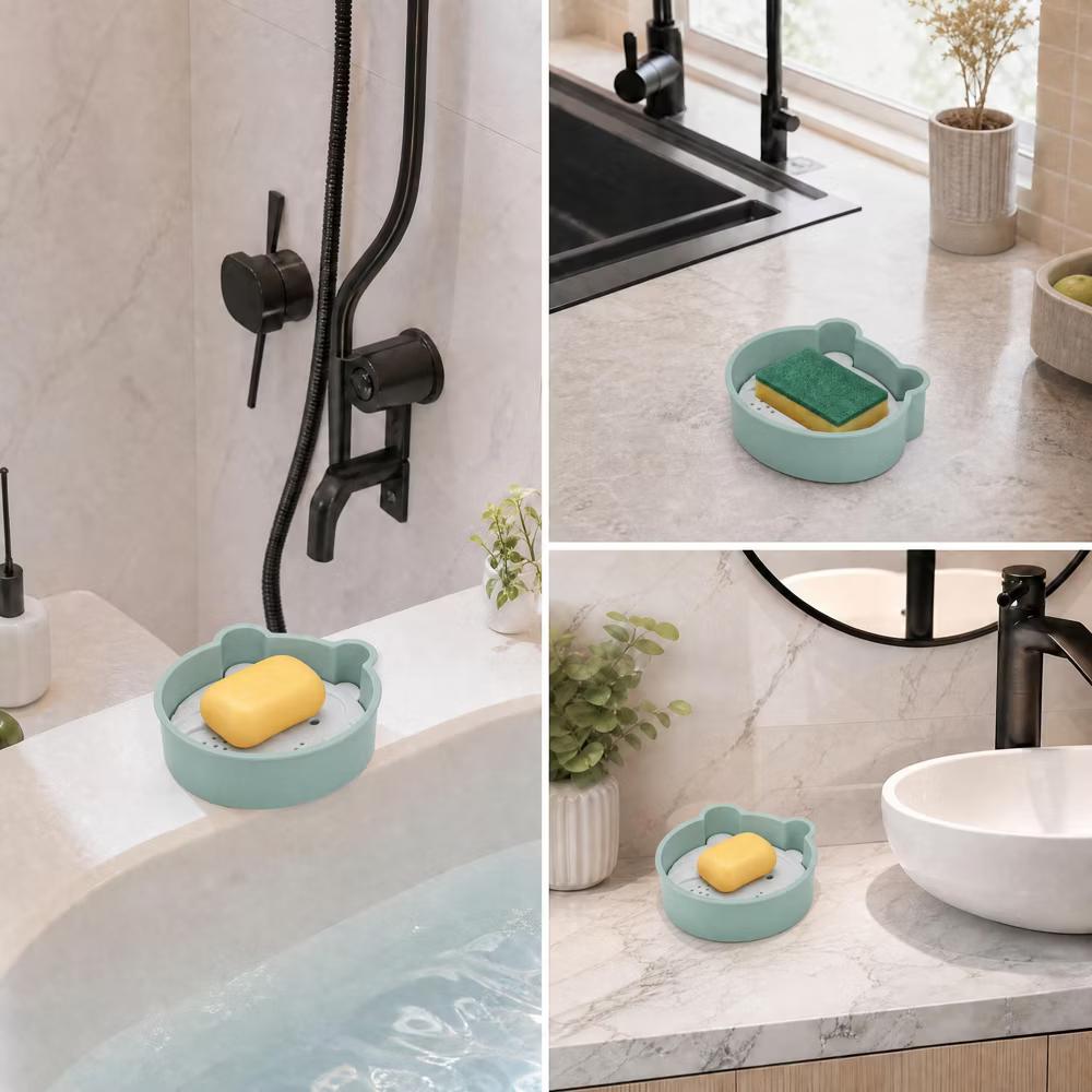 Double-layer Drain Soap Dish 1 Pc - Image 13