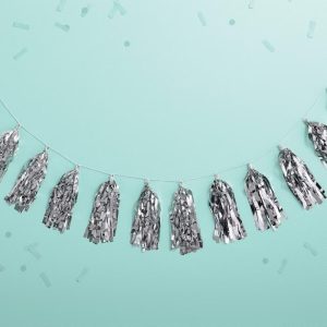 Silver Tassel Garland
