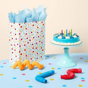 6ct Stretchy Tube Party Favors - Pop Tubes, Dollar Section, Party Favor Toys for Kids, Multi-Colored
