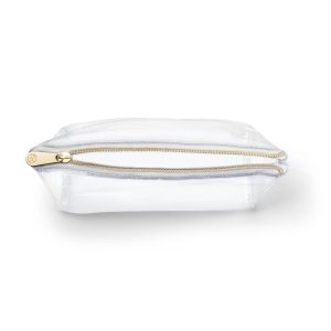 Square Clutch Makeup Bag - Clear