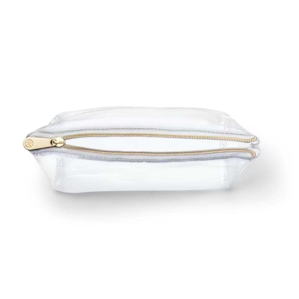Square Clutch Makeup Bag - Clear
