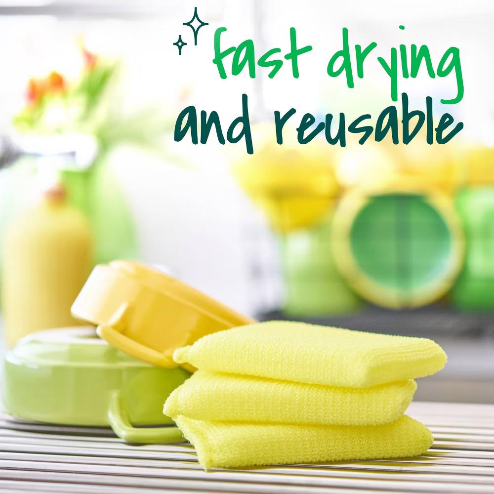 Dobie Non-Scratch and Fast-Drying Scrubbing Pads - 3ct - Image 5