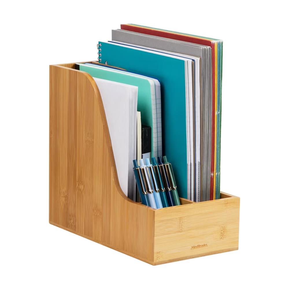 Bamboo File Organizers Brown - Image 3