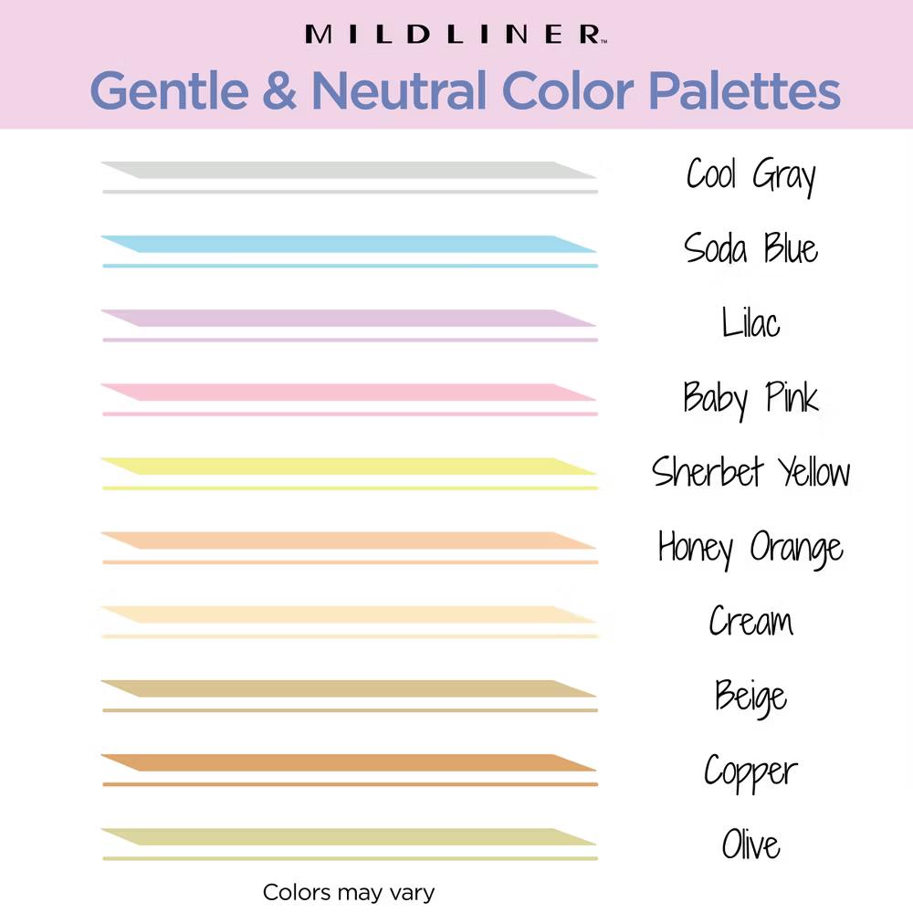 Zebra 10ct Highlighters Mildliner Double Ended Gifting: Multicolored Art & Stationery Markers, 0.4mm Point, Ages 13- Teacher Supplies - Image 3