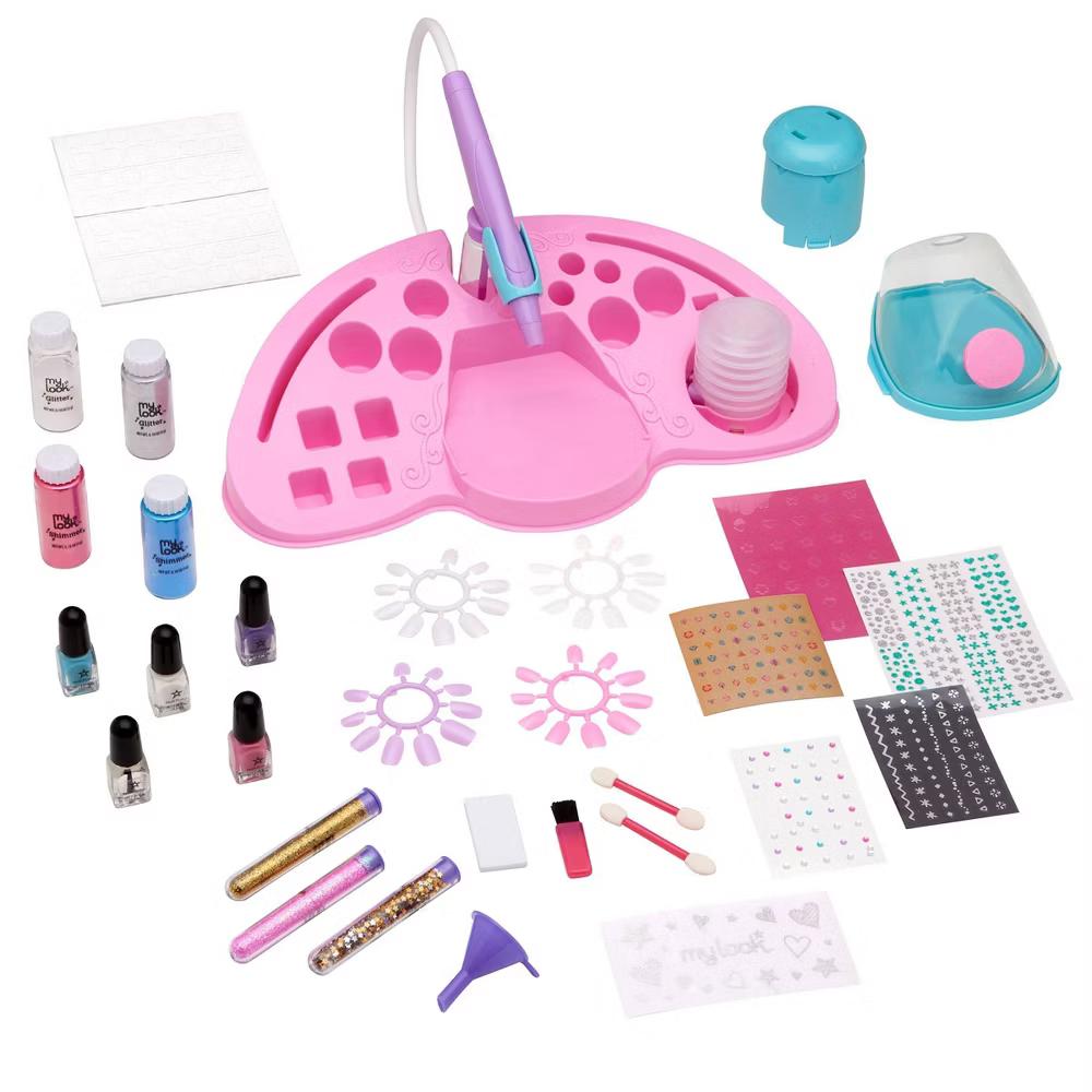 My Look Glitter & Shimmer Designer Nail Art Kit - Image 2