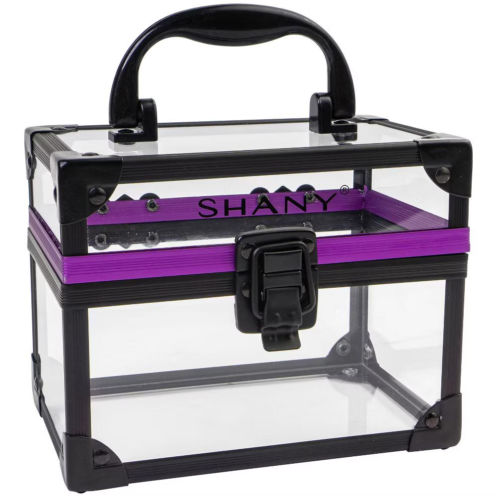 SHANY Clear Cosmetics and Toiletry Train Case - Image 13