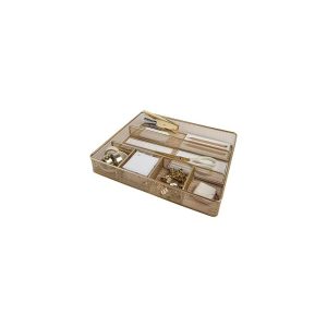 Blu Monaco Desk Drawer Organizer Tray for Office - 6 Compartments