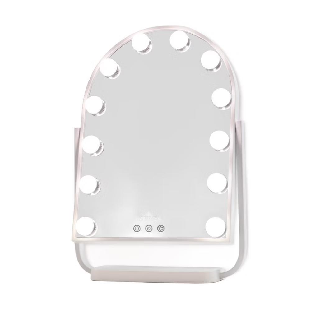 Impressions Vanity Curva Arch Tri-Tone LED Makeup Mirror - Image 4