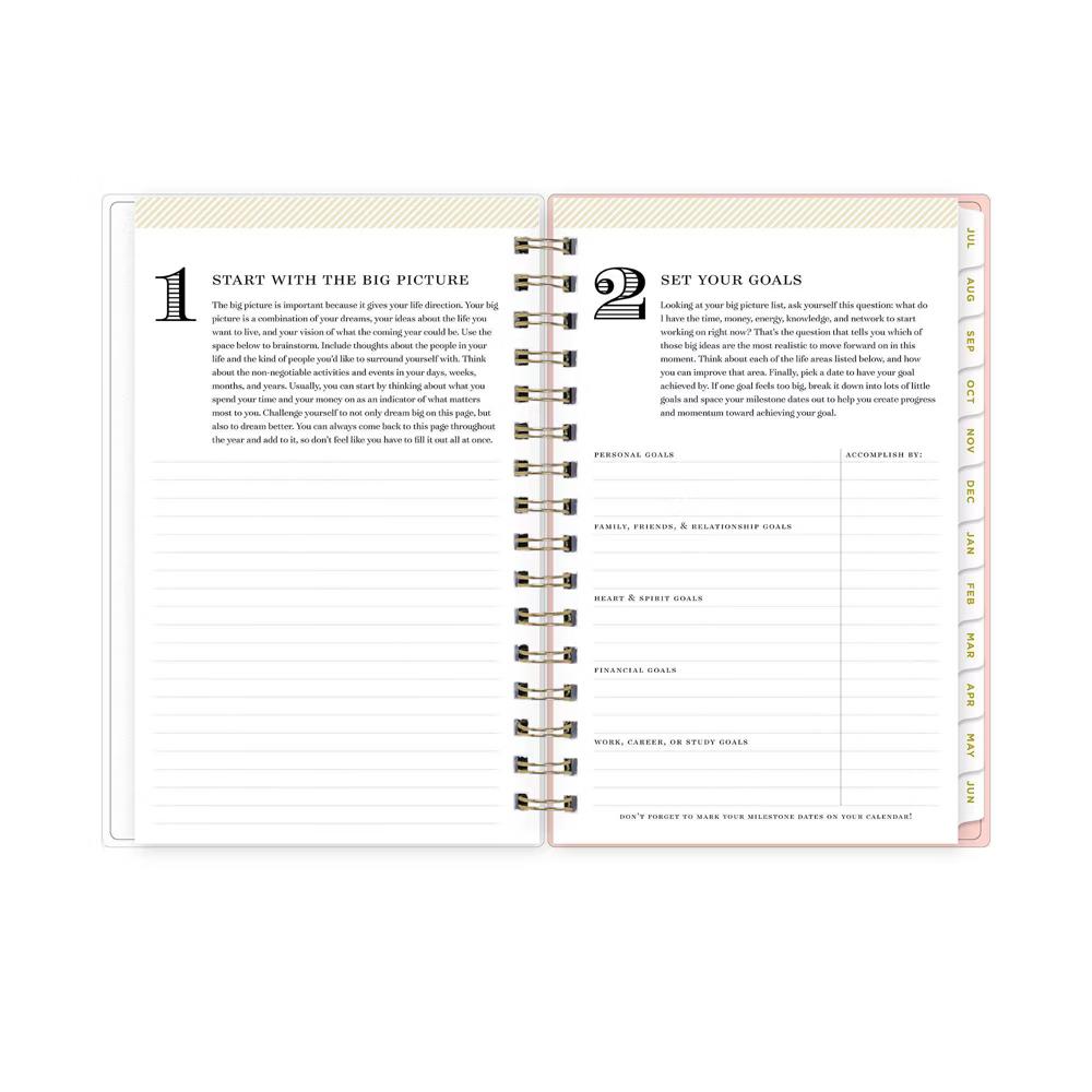 Day Designer 5"x8" 2026-2027 Planner Fiona Rose Blush Frosted Daily/Monthly Safety Wirebound - Image 13