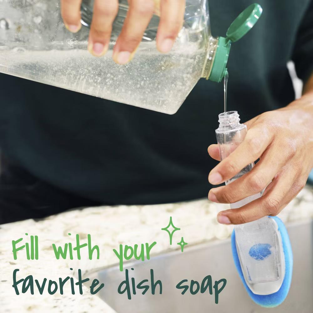 Zero-Scratch Dishwand Refills - 3ct: Foam Material, Multi-Surface Cleaning - Image 5