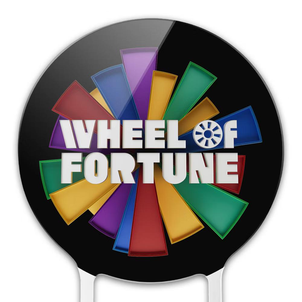 Wheel Of Fortune Wheel Of Fortune Onion Logo Acrylic Cake Topper - Image 5
